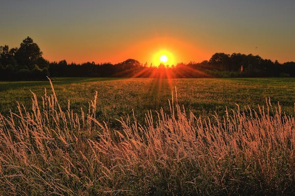 Coucher de soleil Limousin