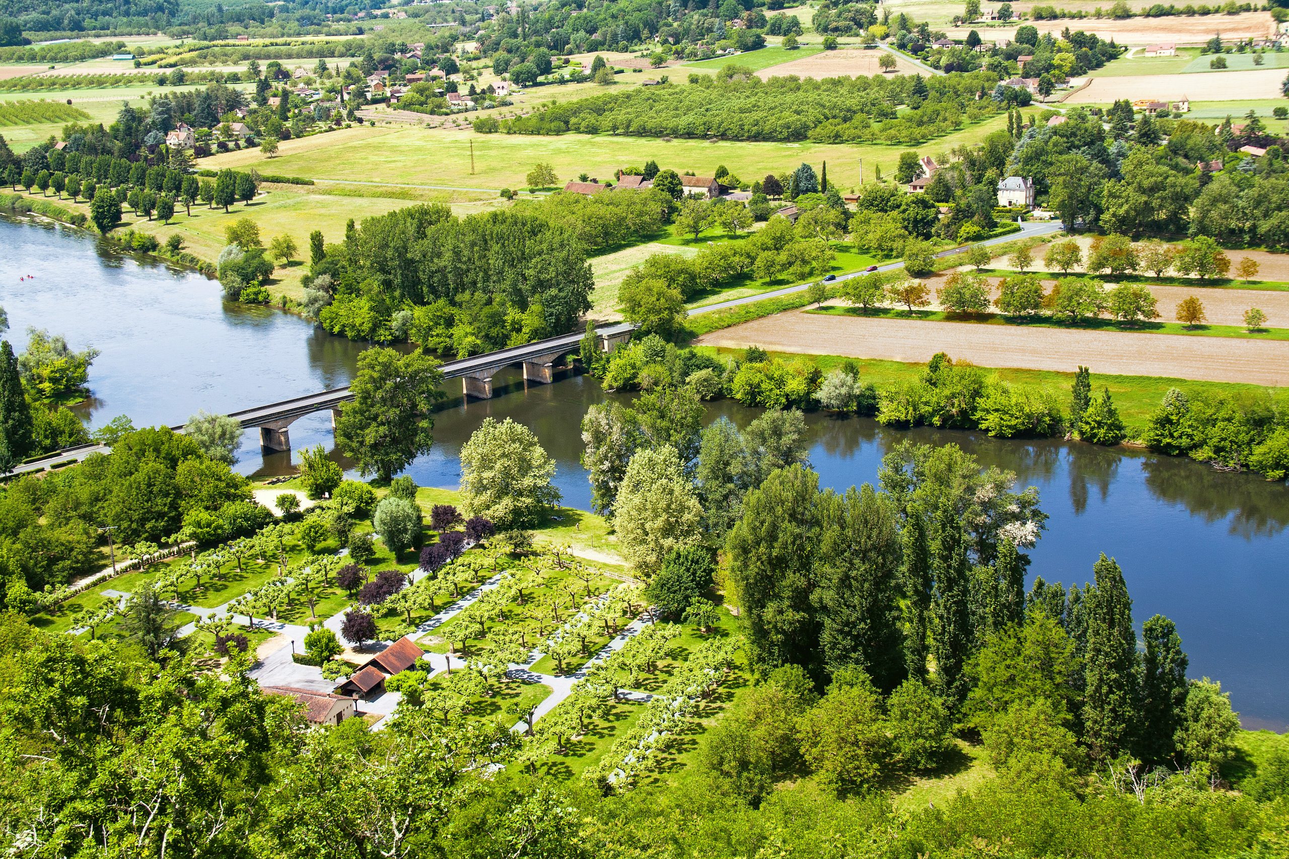 Château vu du canoë
